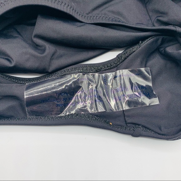 NWT BECCA Peyton High Waist Bikini Bottom Black - Picture 7 of 12